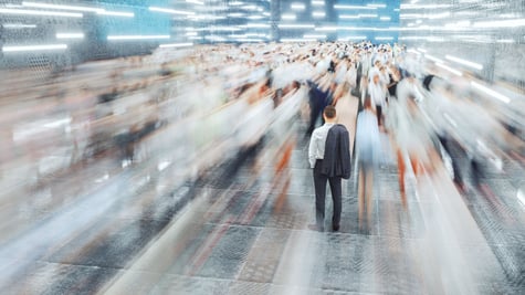 One man in a fast-moving world