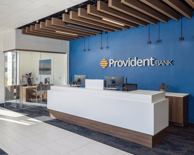 Provident Bank front desk