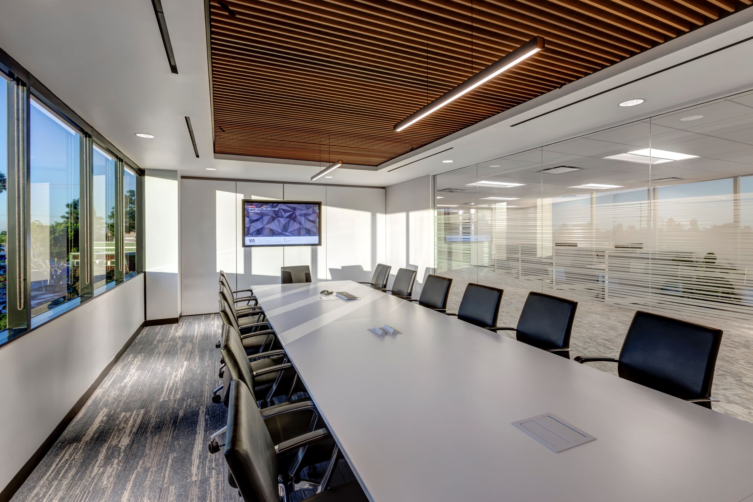 Modern conference room space