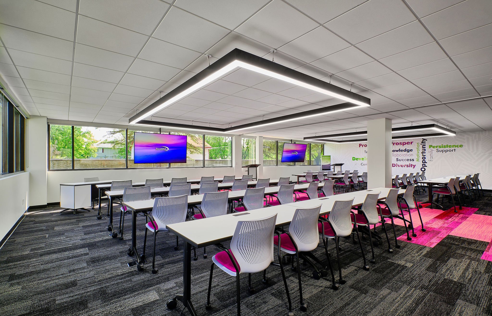 Training room for employees