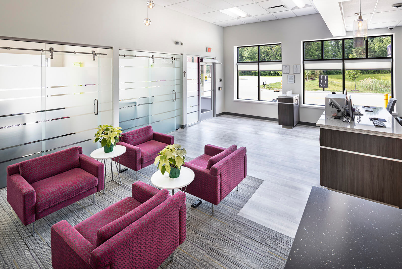 Credit union member lounge