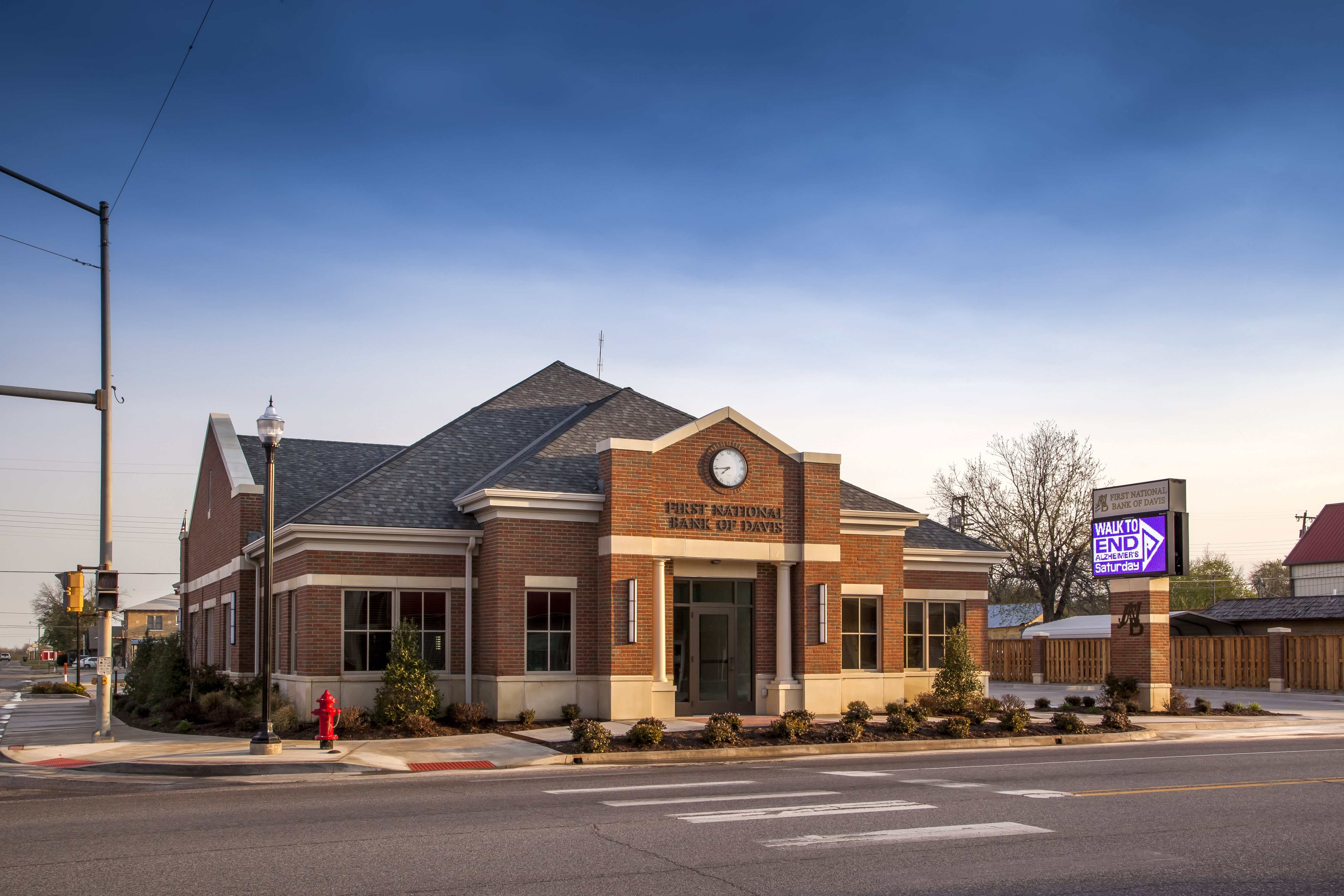 Renovated bank branch in Oklahoma