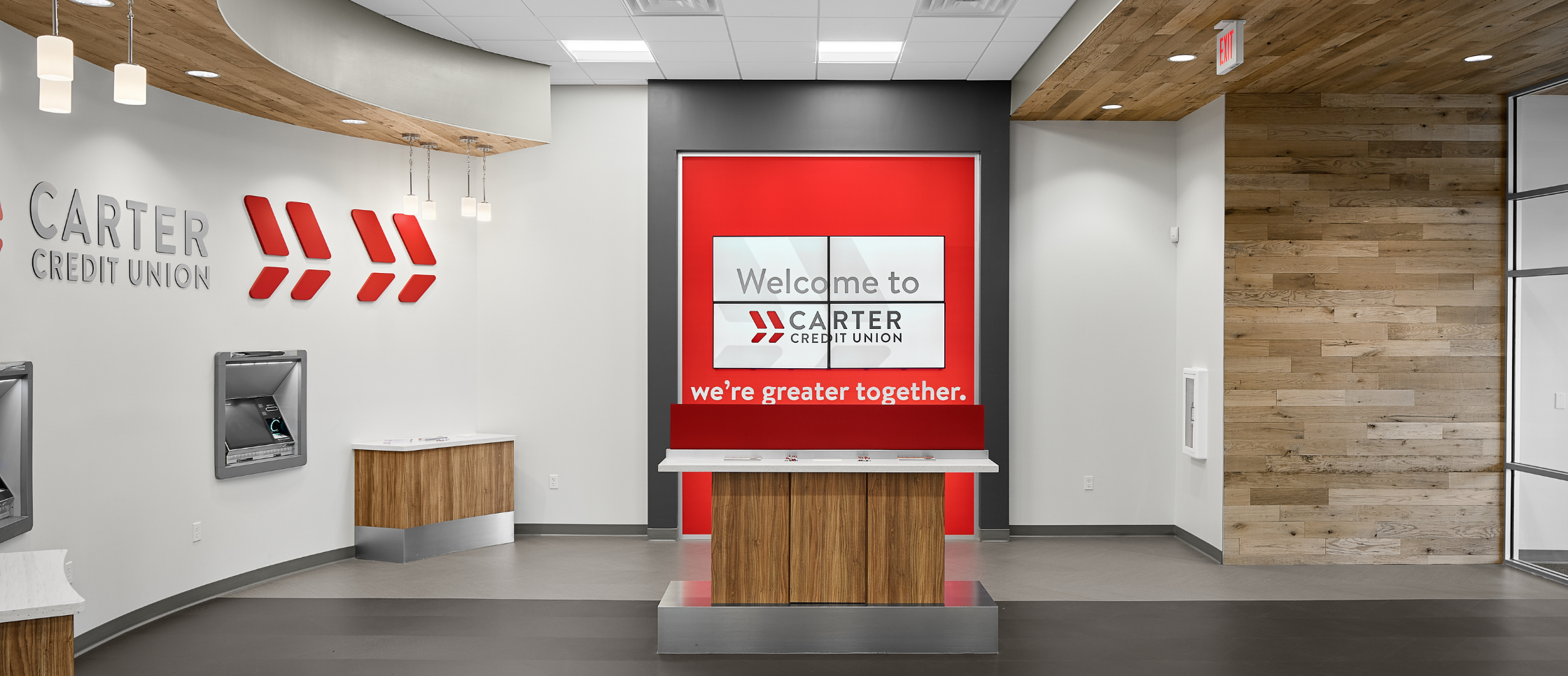 Carter Credit Union Branch Interior