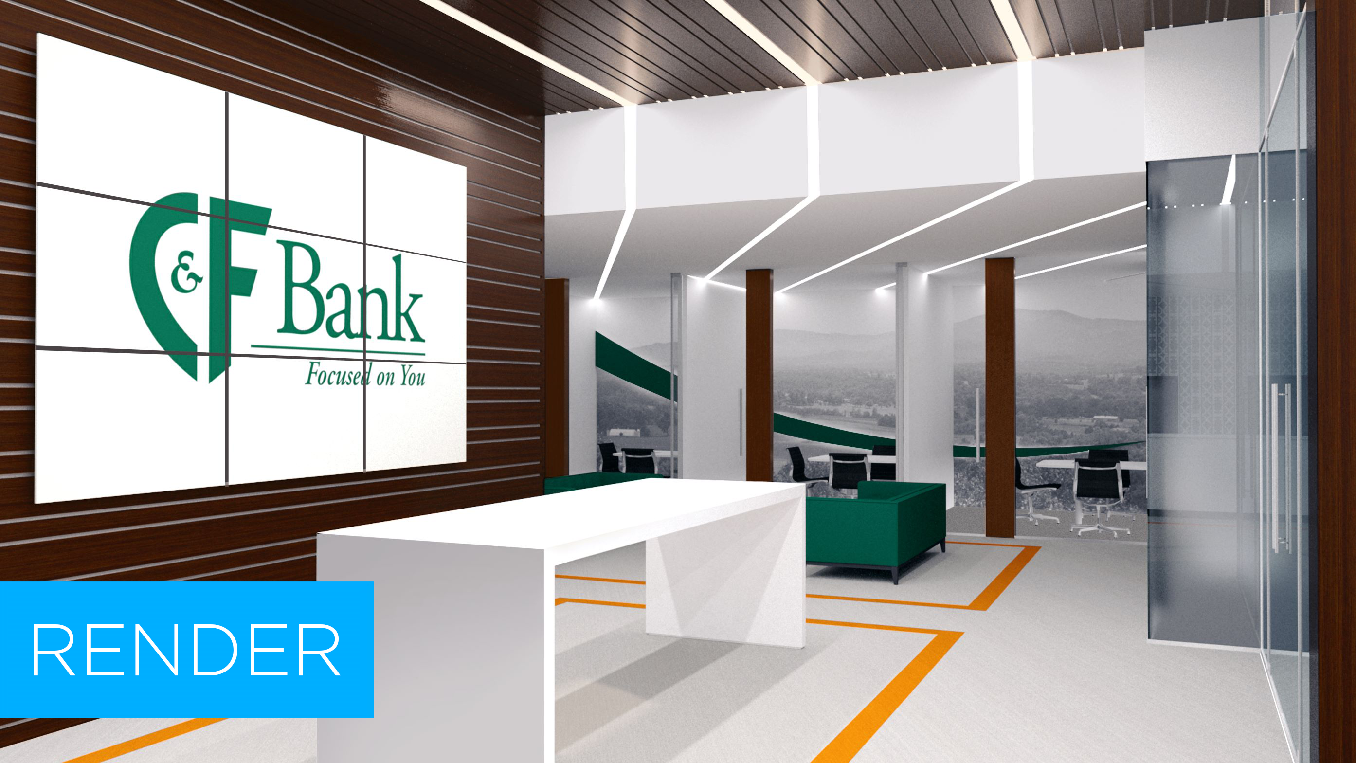 Render of C&F Bank